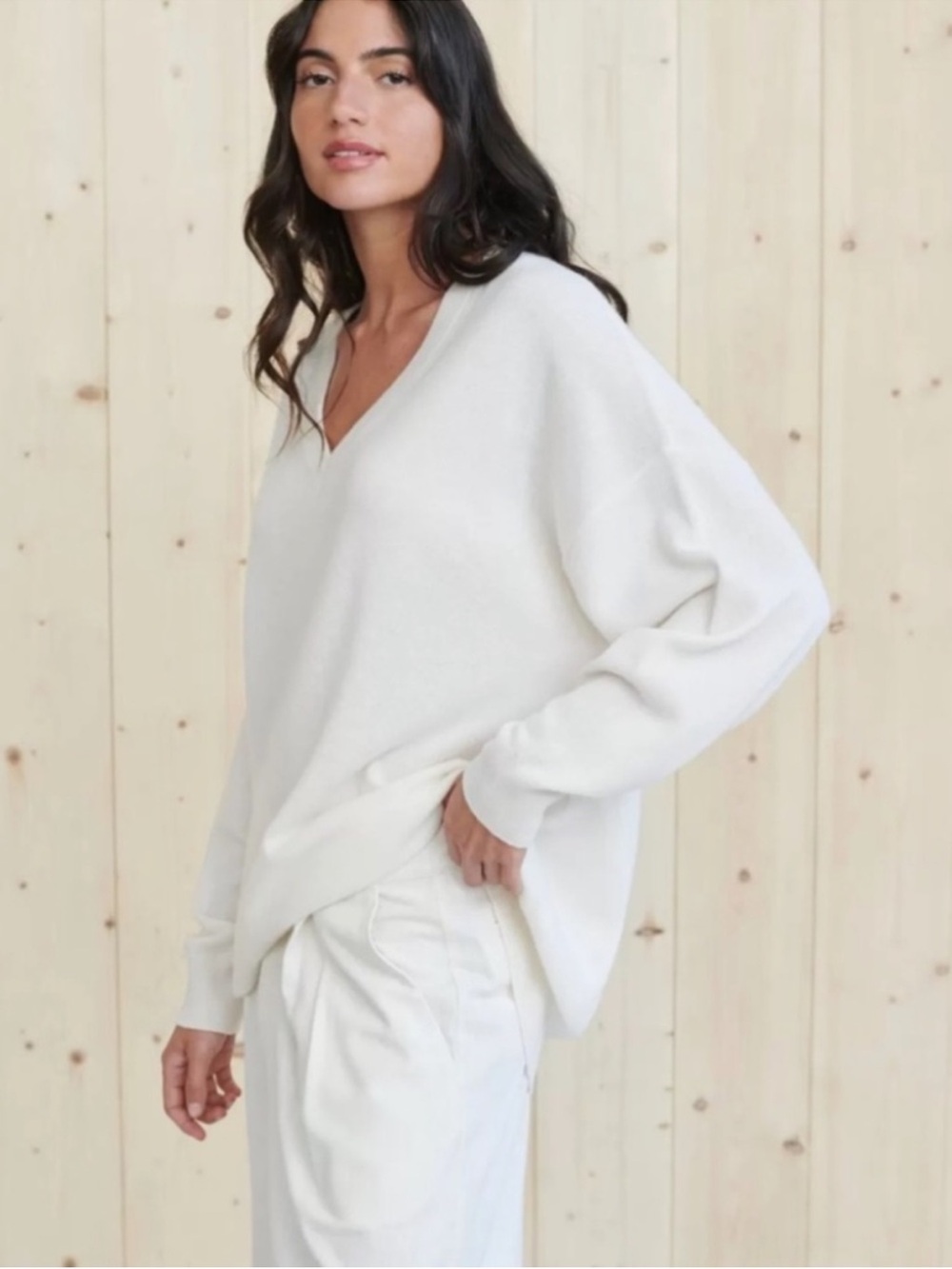Jenni Kayne Charlie V-Neck Sweater